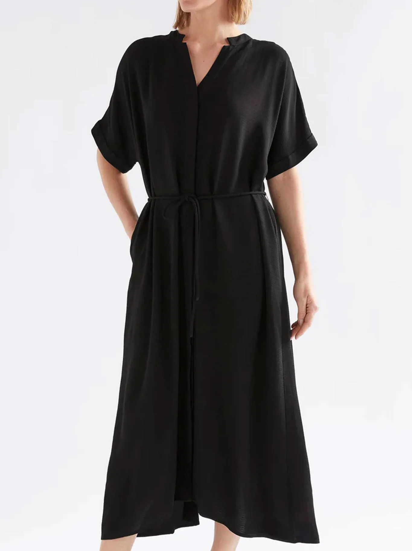 ELK OMIA SHIRT DRESS Cozy Texture