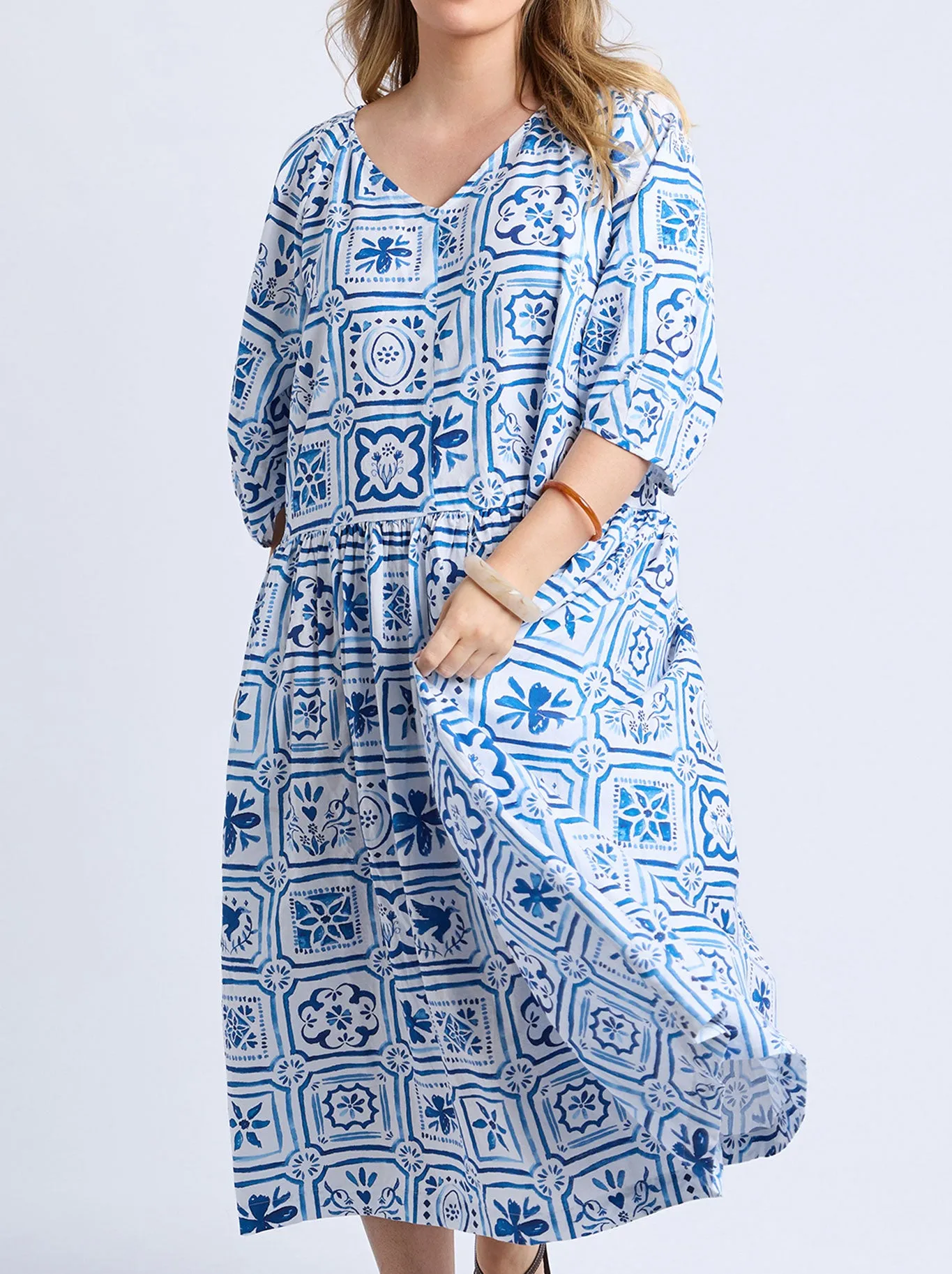 ELM DOLCE TILE MIDI DRESS Refined Mood