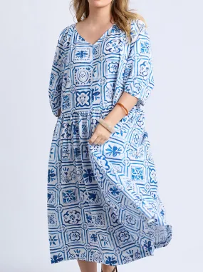 ELM DOLCE TILE MIDI DRESS Stylish party wear