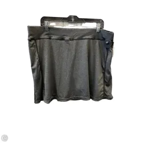 Skort By Clothes Mentor In Grey, Size: 18 Refined Mood Day Wear