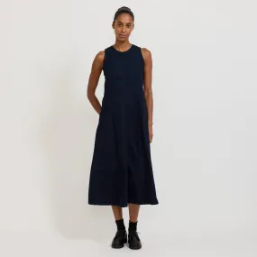 Empire-Waist Trendy floral dress Framework Dress Evening Navy