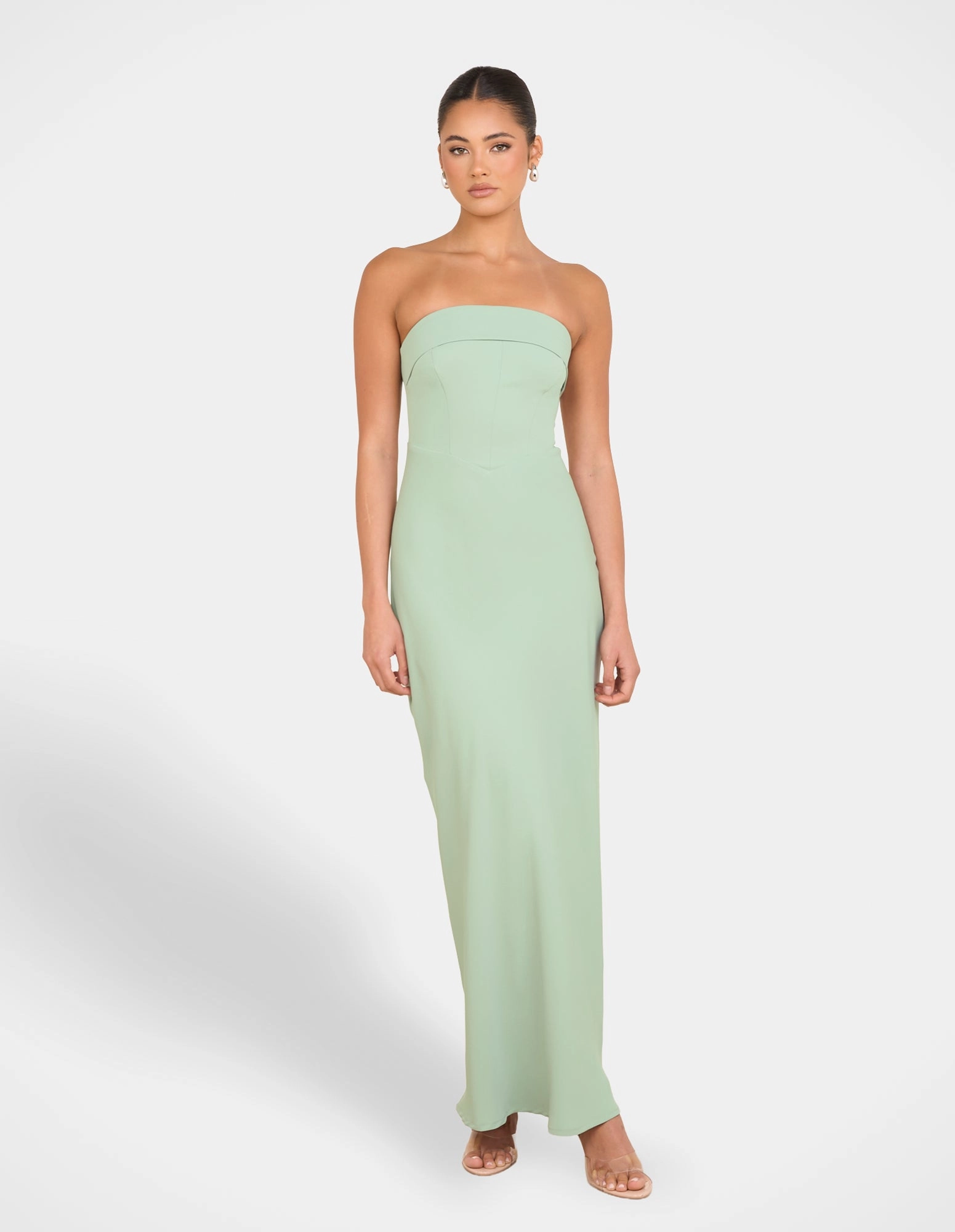 Vacation Vibes Happy Scent Eren Strapless Corset Gown