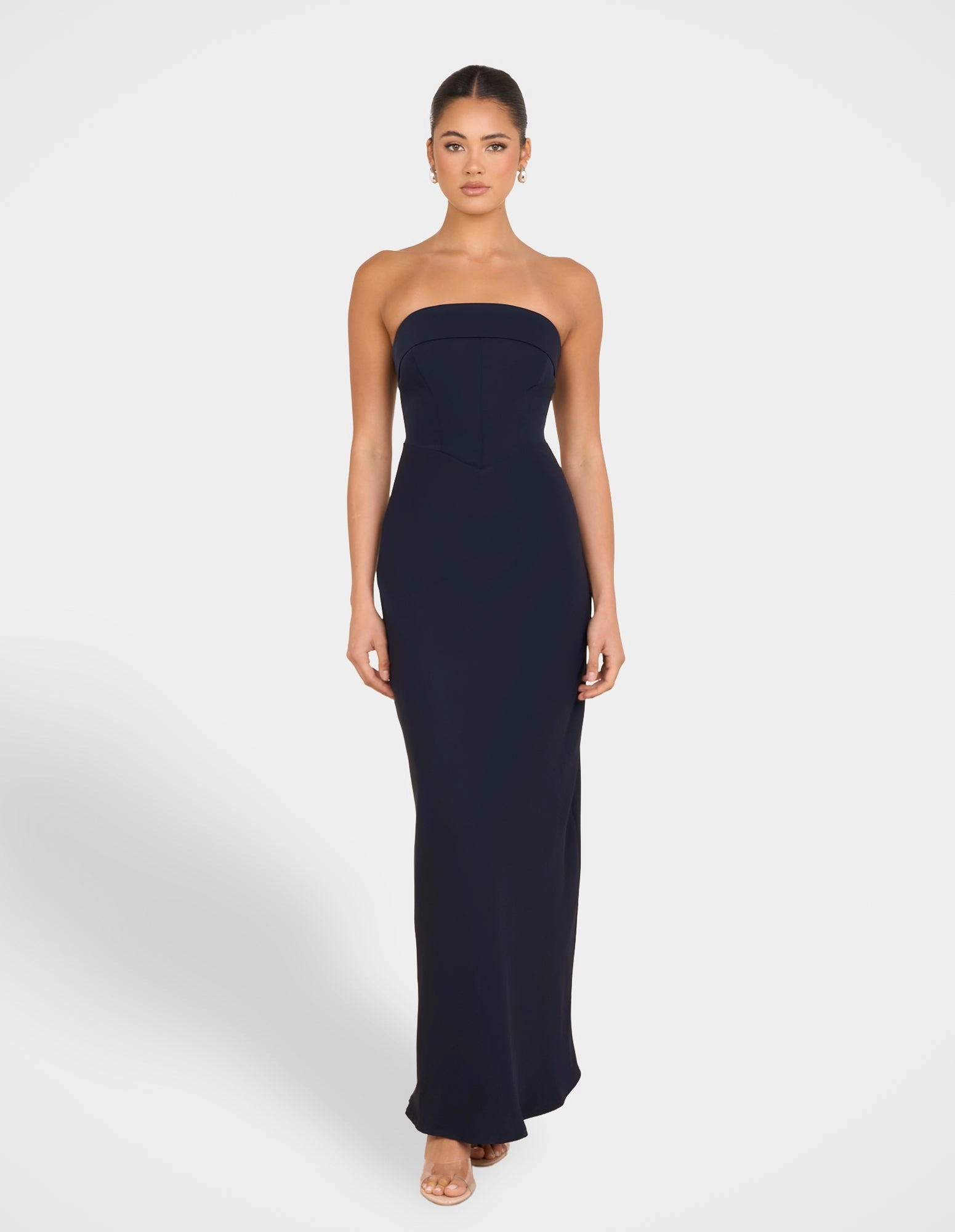 Elegant Outline Relaxed Design Eren Strapless Corset Gown