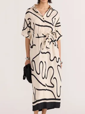 Relaxed Wear Stylish Comfort STAPLE THE LABEL ZENITH MIDI SHIRT DRESS