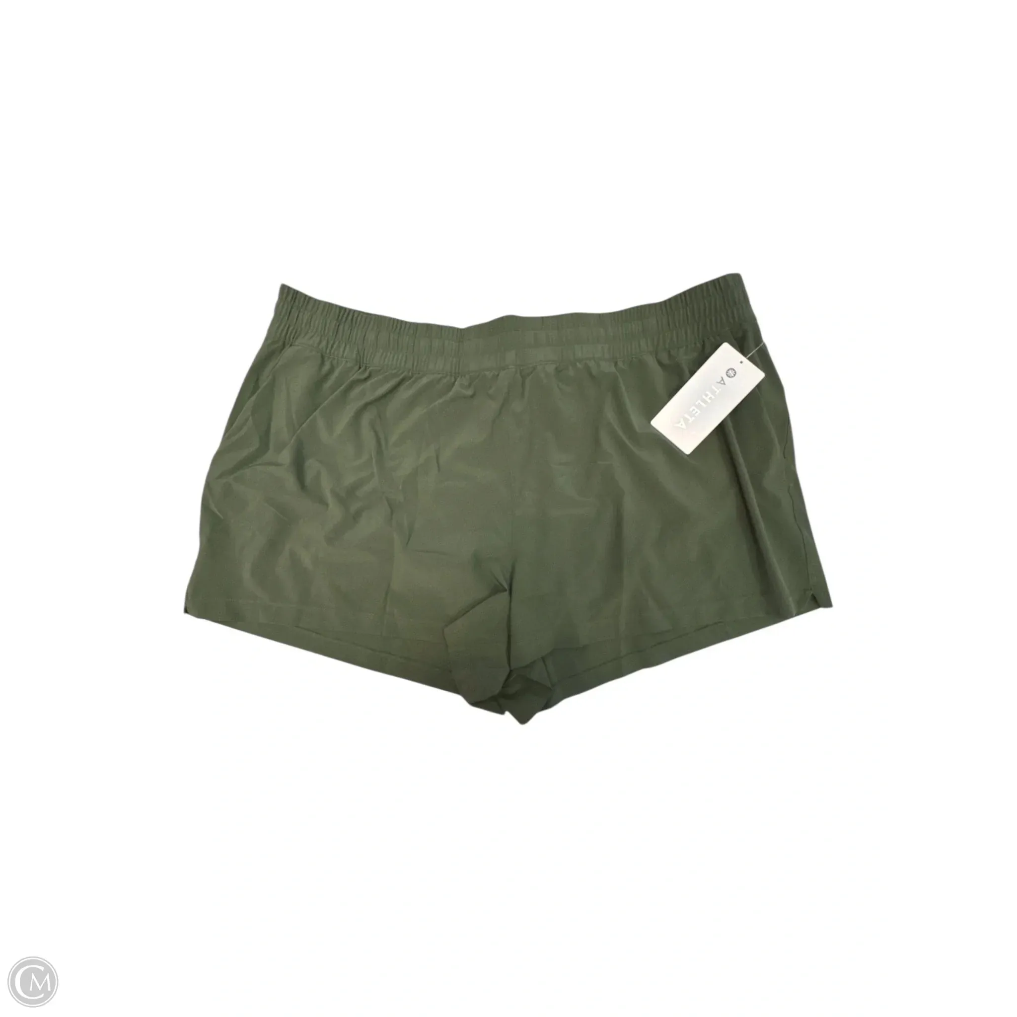 Eco Friendly Dye Process Body Movement Athletic Shorts By Athleta In Green, Size: 2x