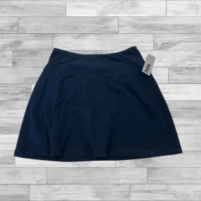 Lined interior Skort By Coral Bay In Navy, Size: Petite L