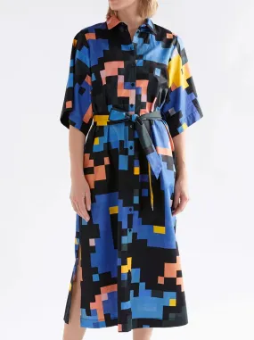 Trendy Look Cool Undertone ELK GRAND SHIRT DRESS