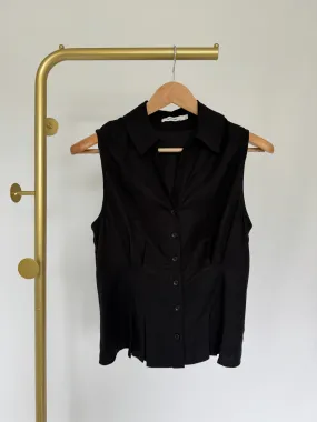 CHARLI Sleeveless Shirt Tagless Design Versatile Layering Piece
