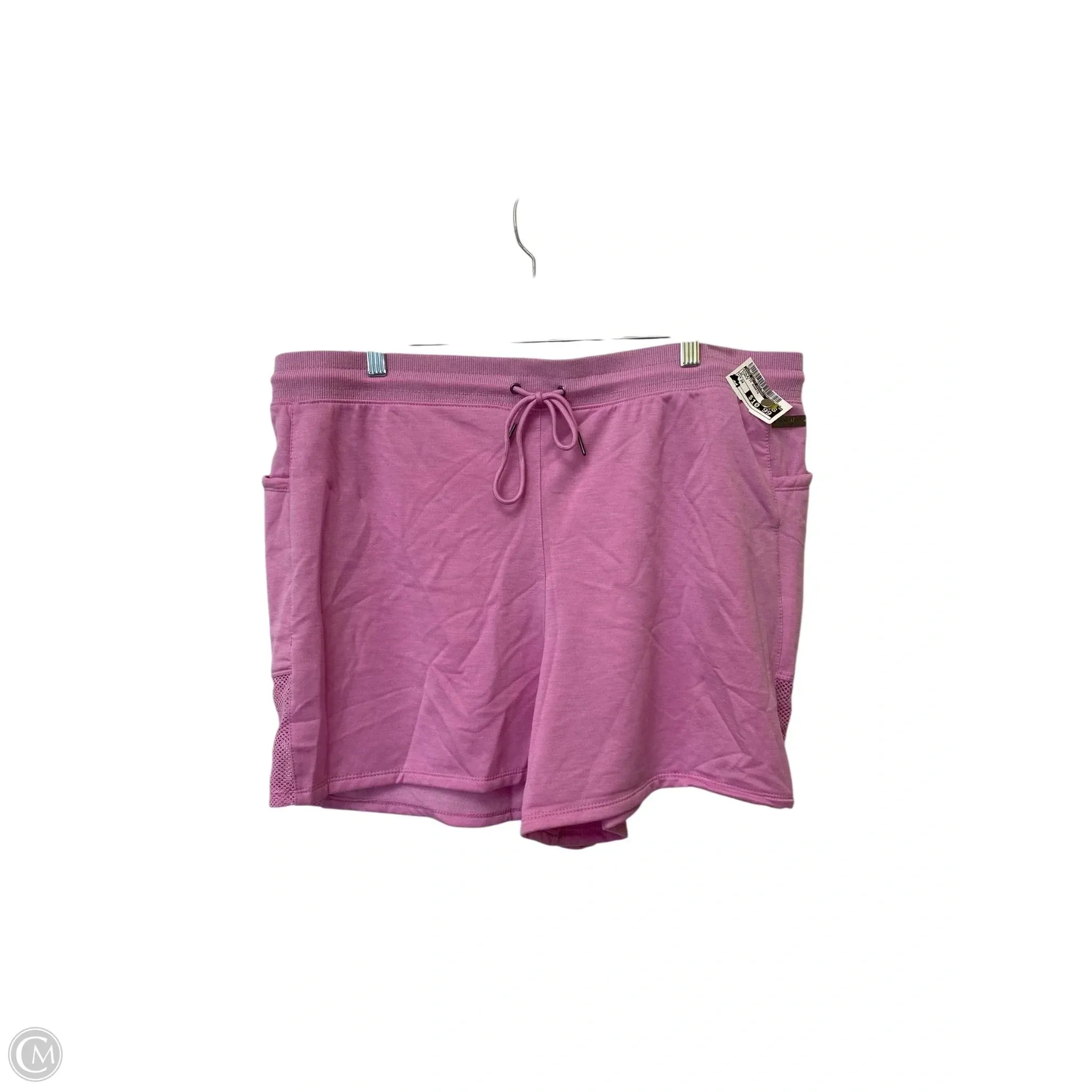 Athletic Shorts By Nine West Apparel In Purple, Size: 3x Rubberized Waistband