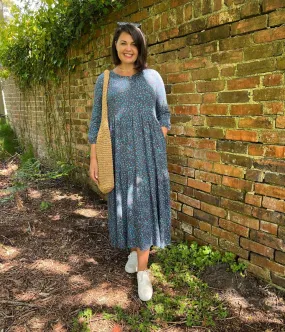 Brakeburn Abstract Spot Maxi Dress NoiseFreeFabric