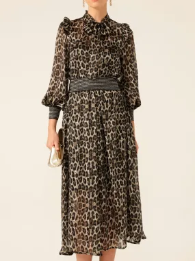 SACHA DRAKE TREE HOLLOW MIDI DRESS Chic casual