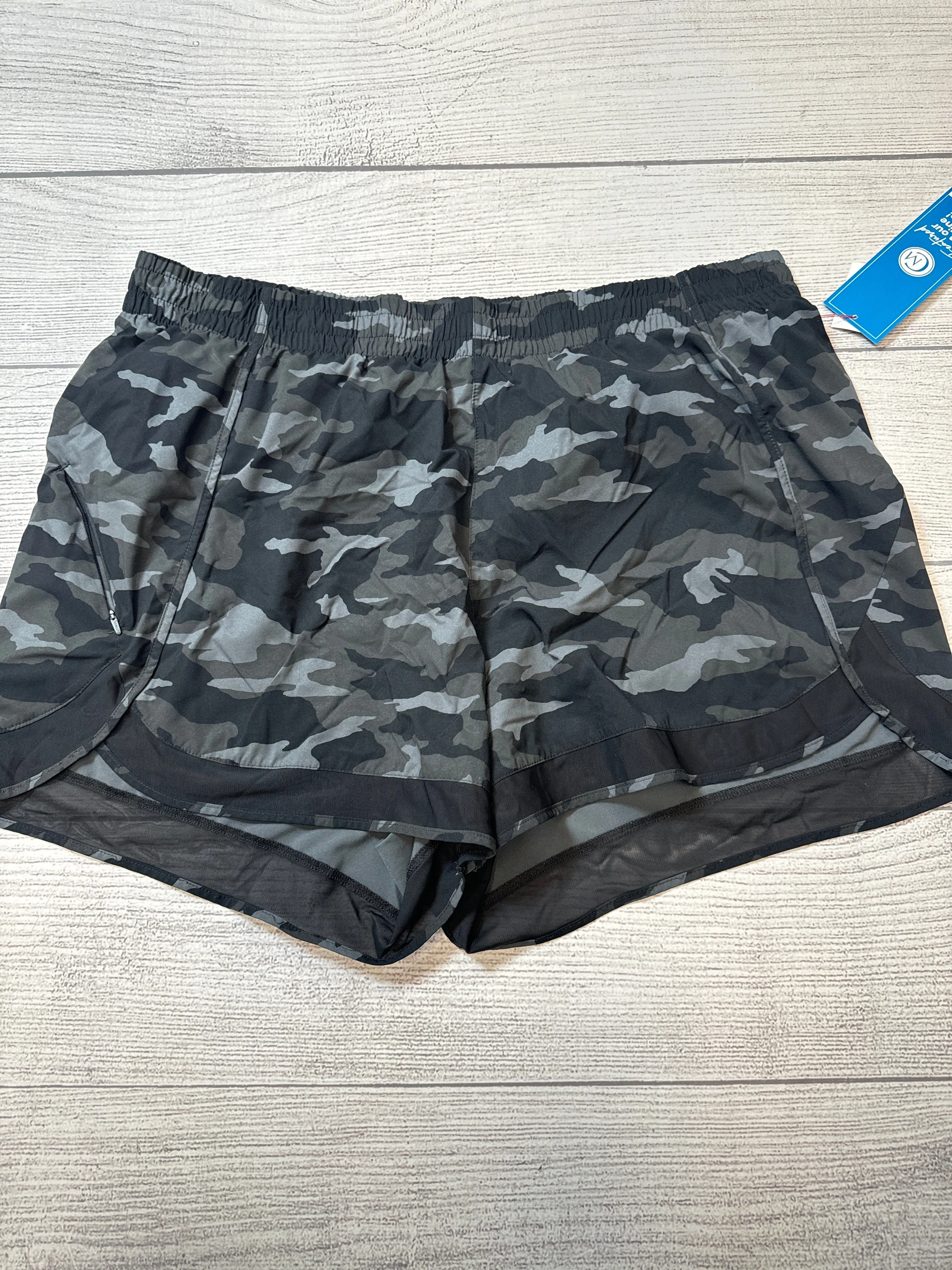 Athletic Shorts By Athleta In Camouflage Print, Size: 2x Gift Idea Fade Resistant Material