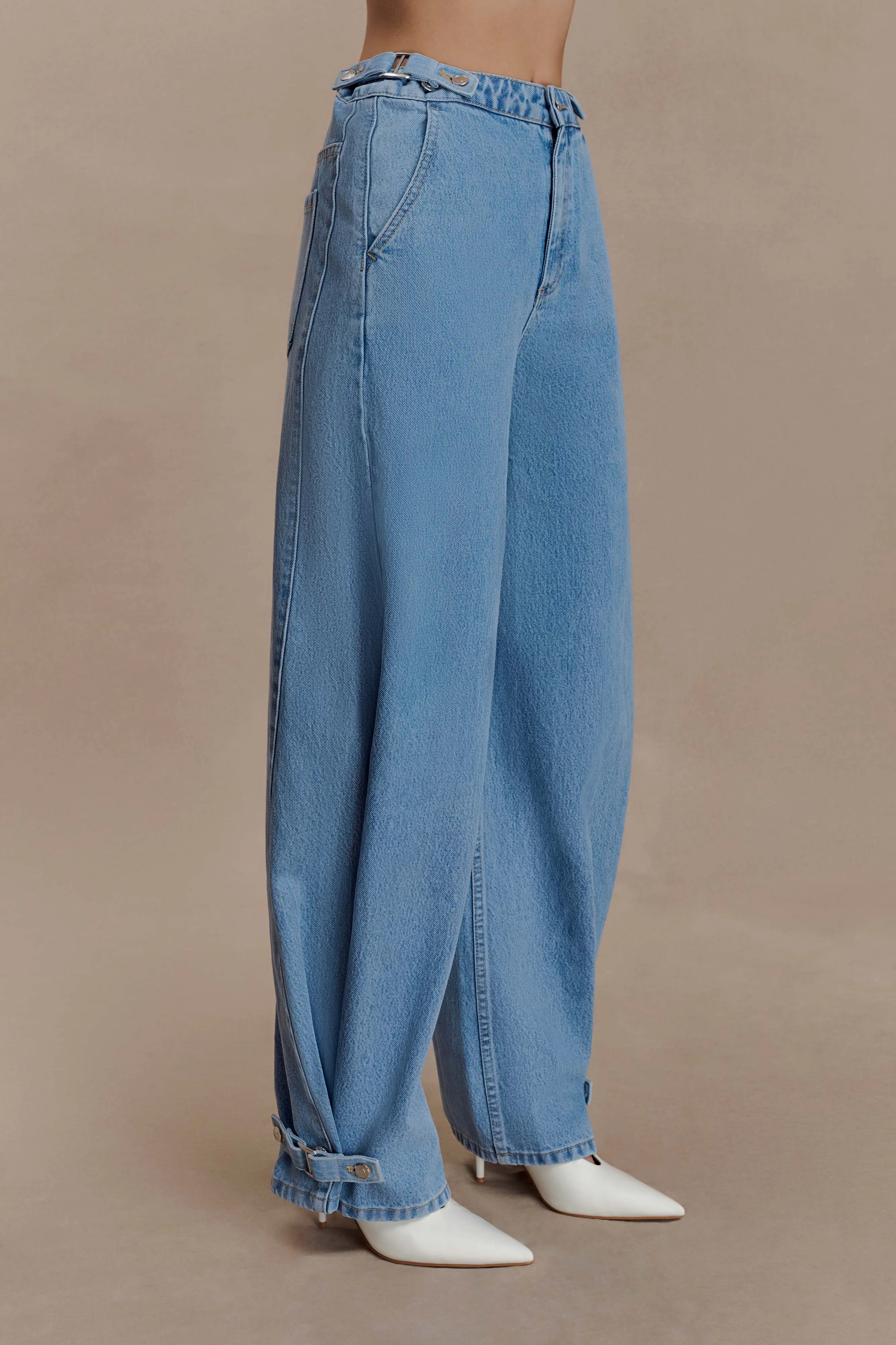 Flossie Multi Way Denim Jeans - Classic Blue Everyday Essential