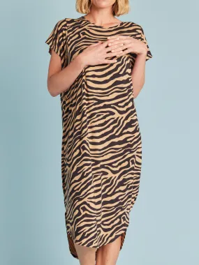 TANI SAHARA IVY MIDI DRESS Resort Vibes Smooth Feel