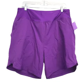 Athletic Shorts By Gradual In Purple, Size:1X Wedding Gift