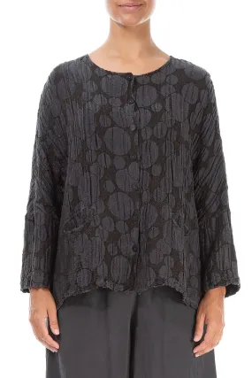 Tactical Wear Cold Weather Forest Brown Circle Silk Jacket Blouse