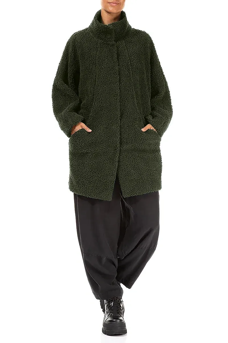 Forest Mist Teddy Cotton Coat Insulated Padding Noise Free Movement
