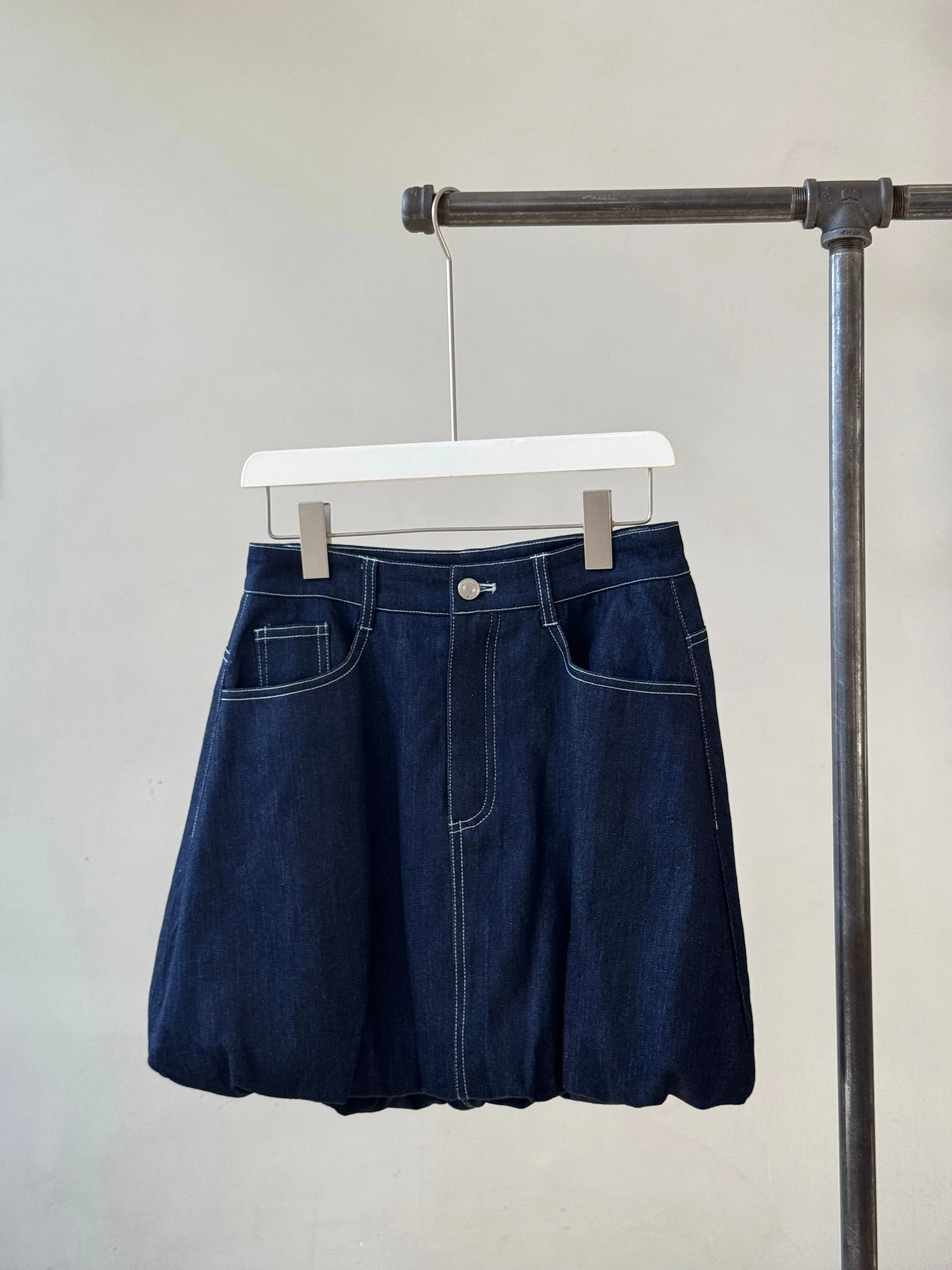 Crisscross Details BEA Bubble Skirt