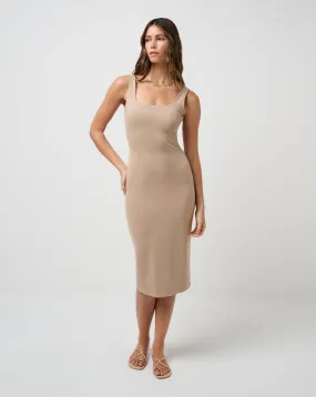 Friday Ponte Midi Dress Modern Staple