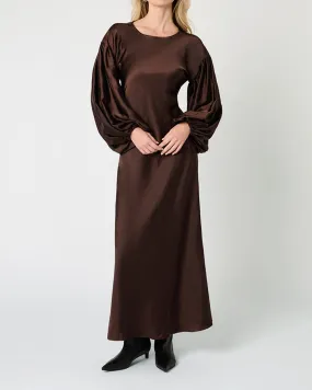 Balloon Sleeve Maxi Dress Pure Shape