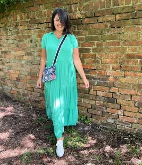 Brakeburn Green Wynn Maxi Dress Tall Girl Timeless Fit Look