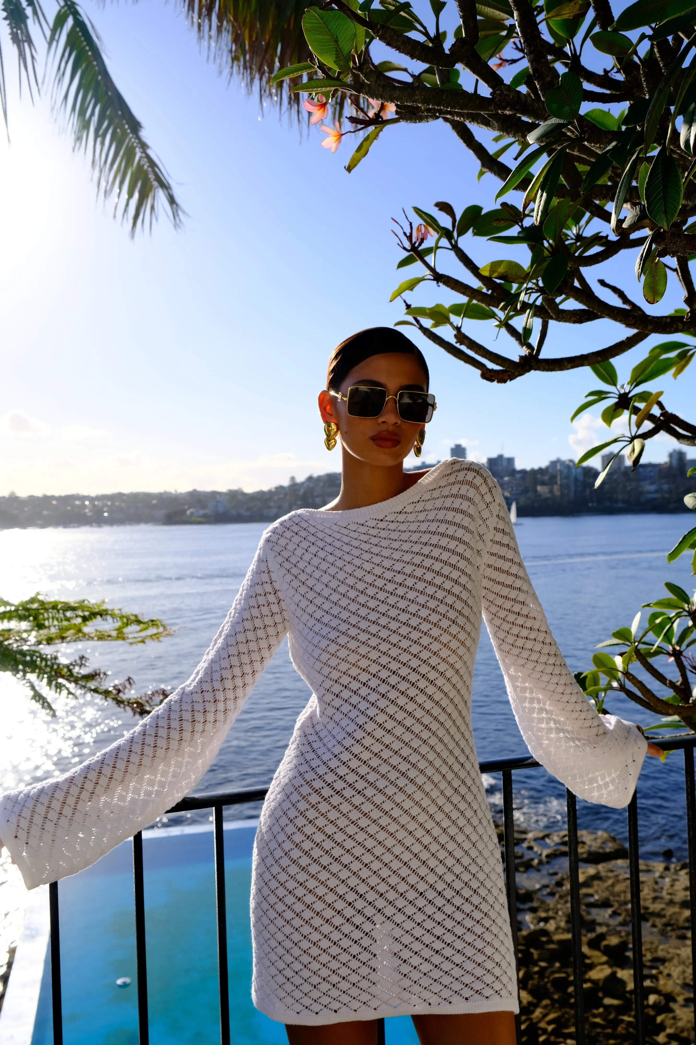 Mood Casual Galilea Knit Mini Dress - Ivory