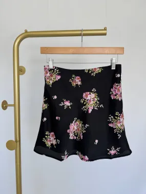 Seasonal Layering Satin feel GARDEN DELIGHT Skirt