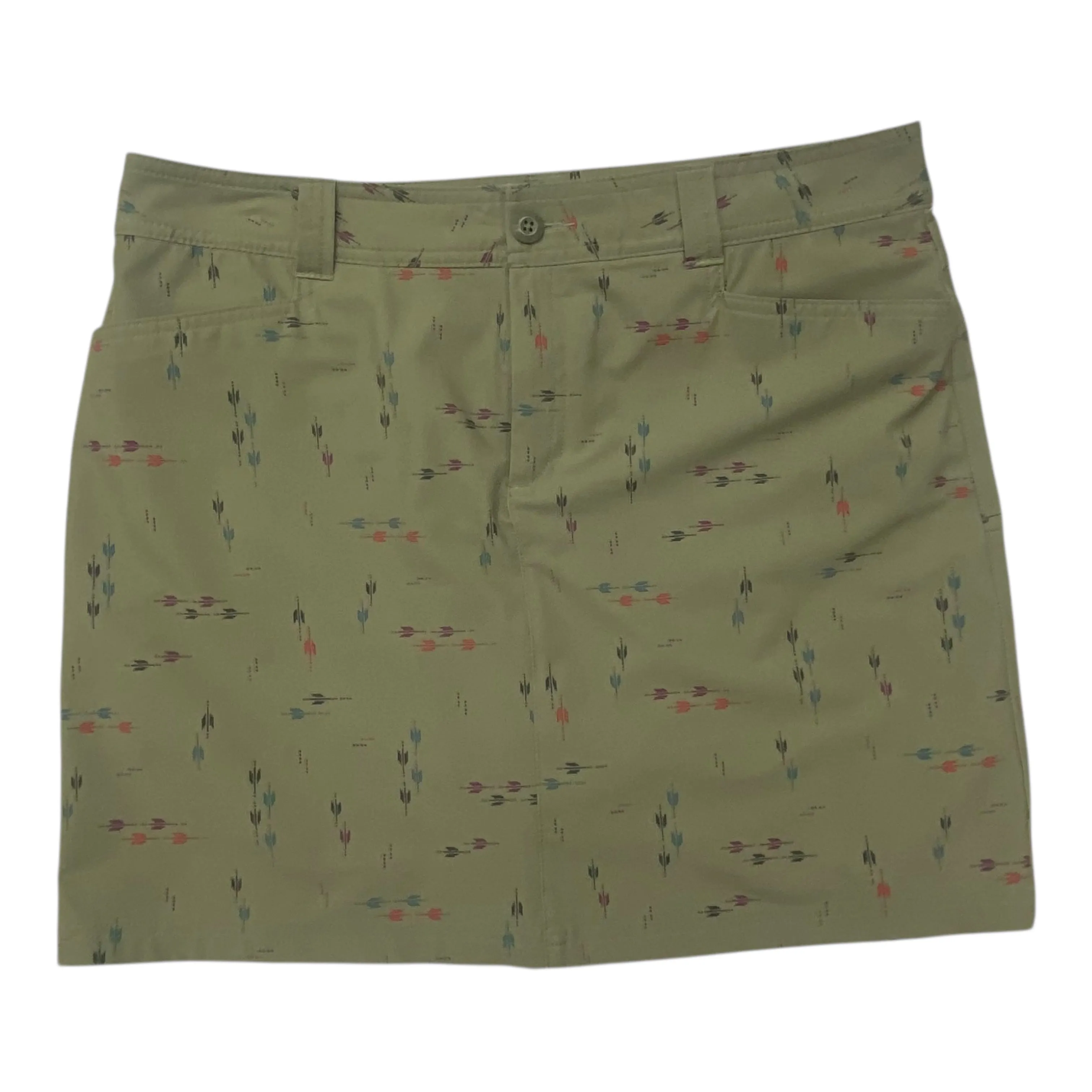 City Style Soft Texture Skort By Eddie Bauer In Green, Size:10