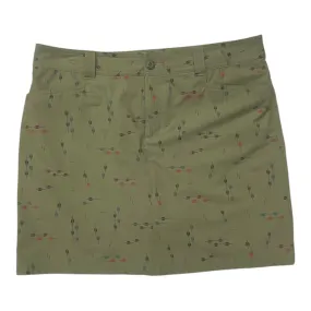 City Style Soft Texture Skort By Eddie Bauer In Green, Size:10