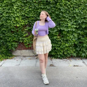 GLASGOW Mini Skirt Romantic Vibe
