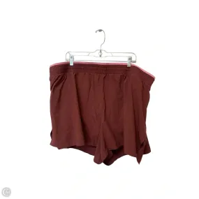 Athletic Shorts By Fabletics In Red, Size: 2x No Bunching Stretch Fit Design