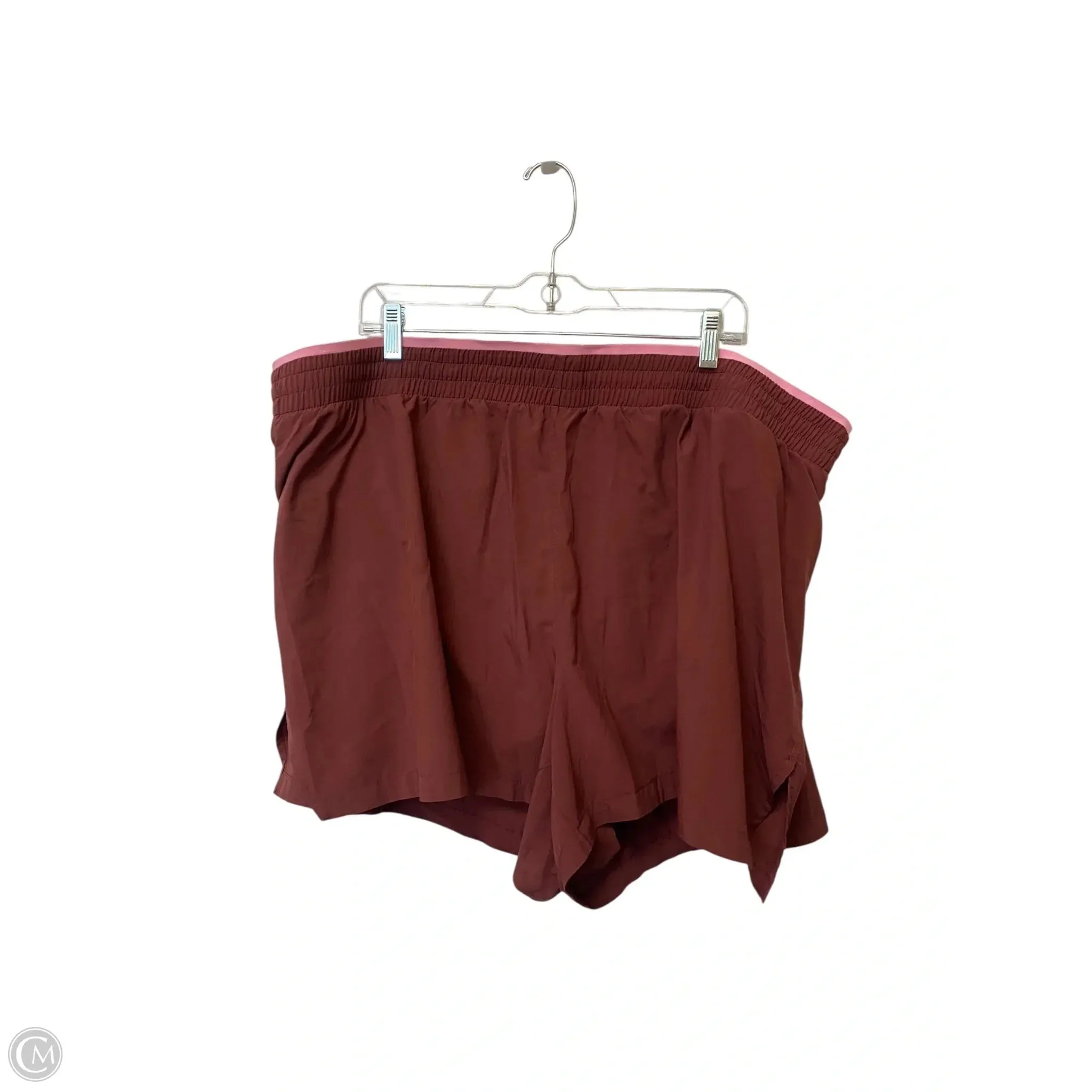 Athletic Shorts By Fabletics In Red, Size: 2x No Bunching Stretch Fit Design
