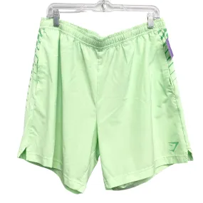warm weather Athletic Shorts By Gym Shark In Green, Size:1X
