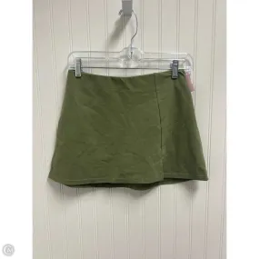 Skort By American Eagle In Green, Size: Xs Design Detail
