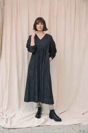 Modern Soft Harumi-Leigh Organic Cotton Denim Dress in Black