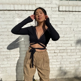Office - wear HAYES Wrap Top