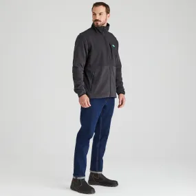 RecycledPolyesterBlend WrinkleResistantFinish Men's Hybrid Jacket Shale