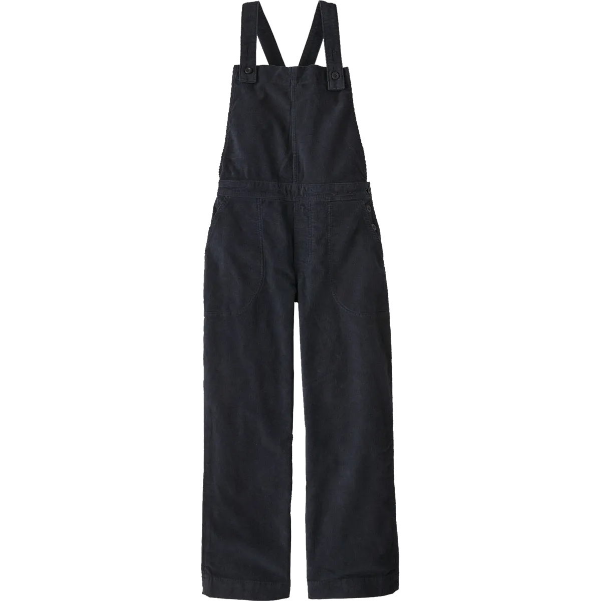 Women's Stand Up Cropped Corduroy Overalls Easy Access Stretch Support Fit
