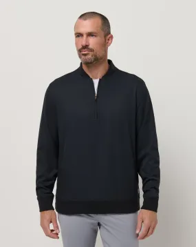 Elastic Edge Binding Highway Men Quarter Zip