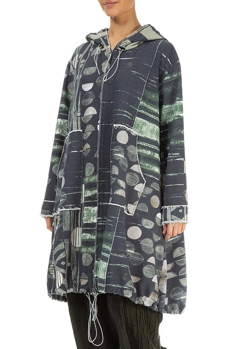 Weatherproof Zipper Tech Comfortable lining Hooded Moonlight Cotton Jacket