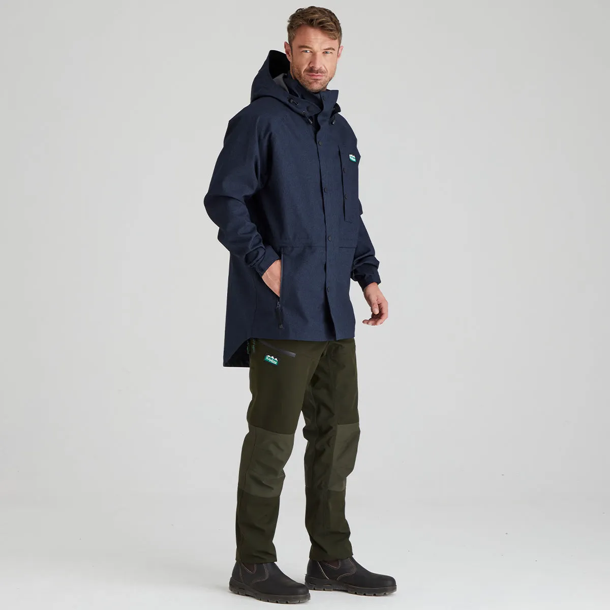 Snow Day Easy Fit Piece Men's Monsoon Light Jacket Navy