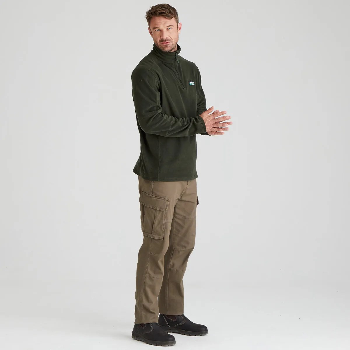 Tailored Silhouette AntiStaticFabric Men's Narvik Fleece Deep Forest