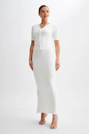 Jonah Modal Maxi Skirt - Ivory HeatRegulatingLining