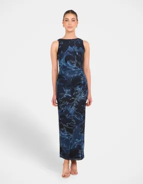 solo wear Easy Pick Kiev Mesh Maxi Dress