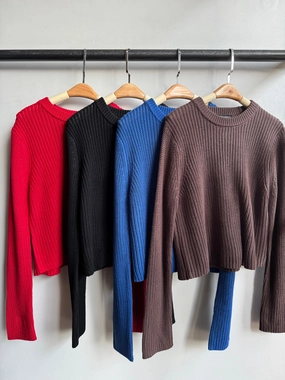 CHILL DAYS Sweater Comfy Knit Look