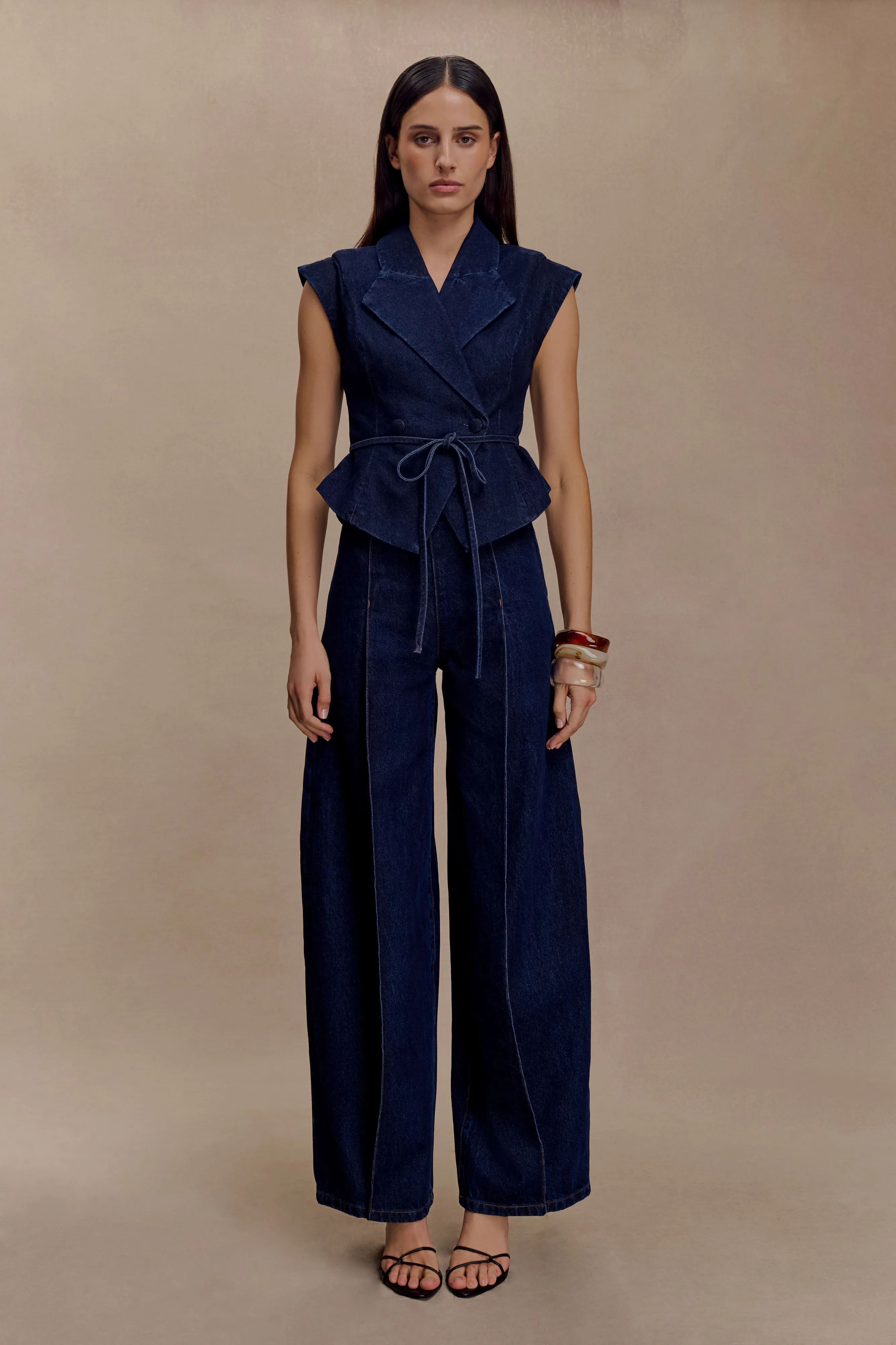 No Frills Fit Daily Comfort Fit Beatrix High Rise Denim Jeans -  Indigo Blue