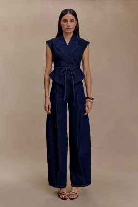 No Frills Fit Daily Comfort Fit Beatrix High Rise Denim Jeans -  Indigo Blue