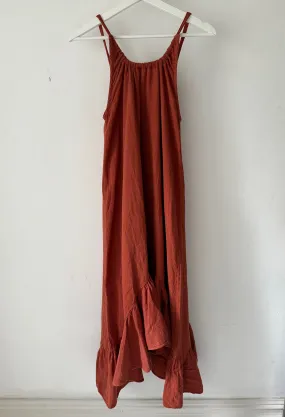 Belmira Organic Cotton Dress in Paprika S Preloved Flowy Layers