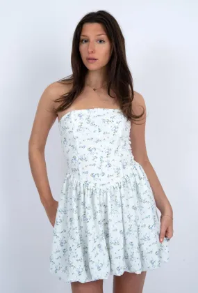 BUSTIER DRESS (PALE BLUE) Soft Cut