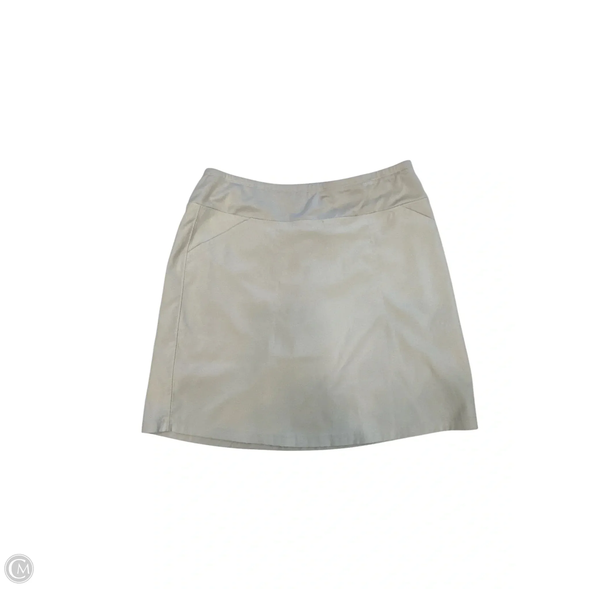 Skort By Clothes Mentor In Tan, Size: M Abstract Motif Transitional Wear